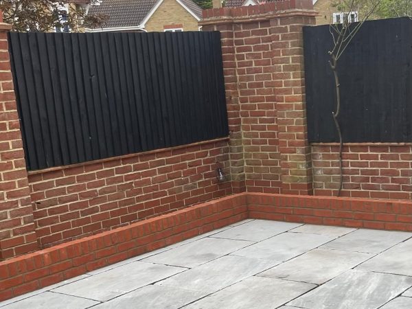 Garden brick work
