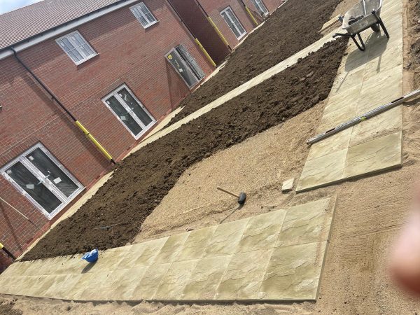 Block paving